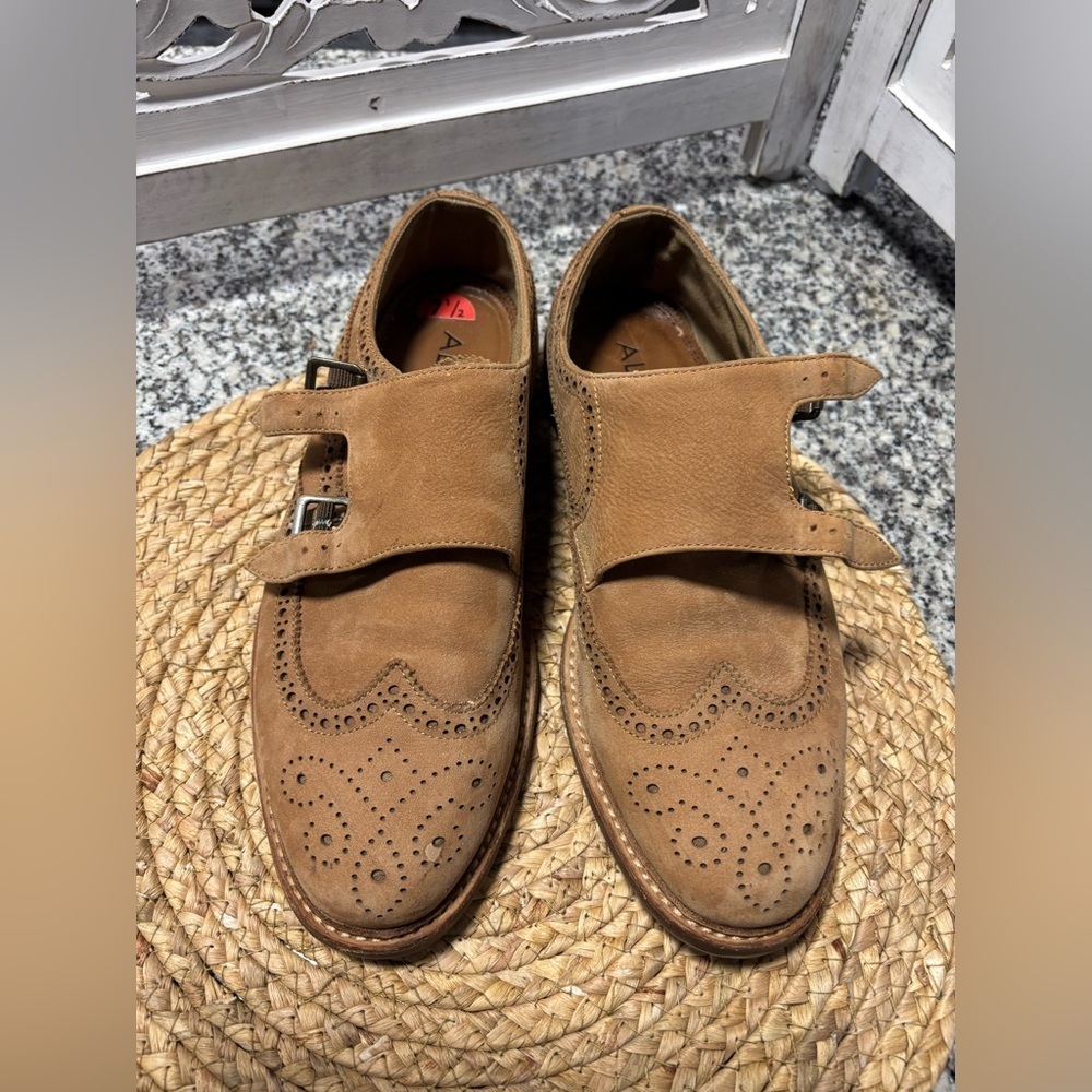 Aldo Men's Brown Brogue Oxfords - Picture 13 of 13